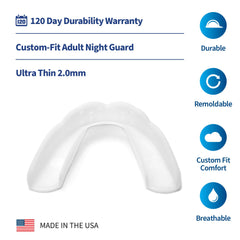 Remoldable night guard design valid up to 20 times