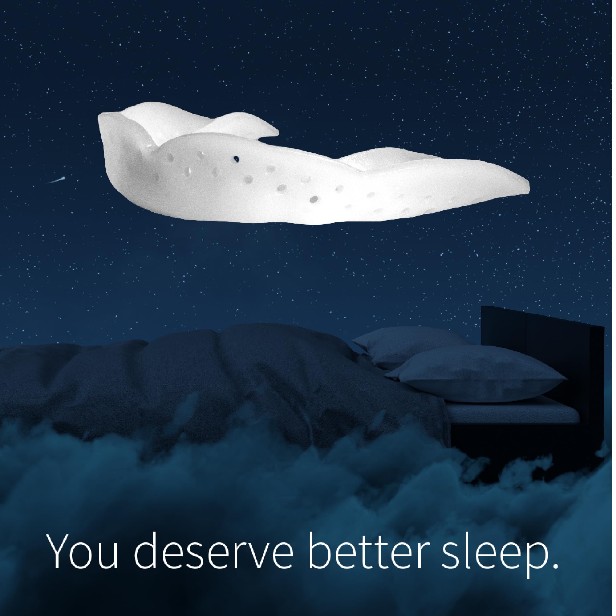 Lightweight case included with SOVA Max Night Guard
