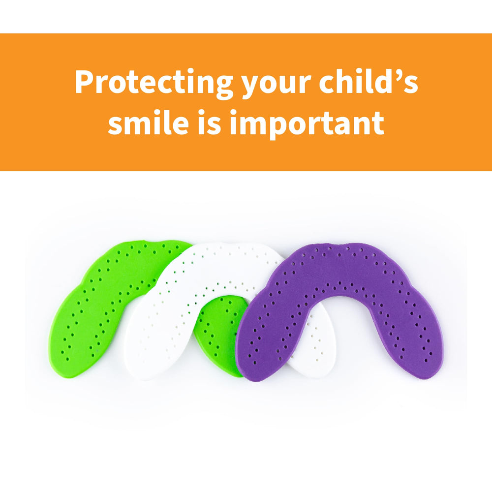 Child wearing SOVA Junior Night Guard at night