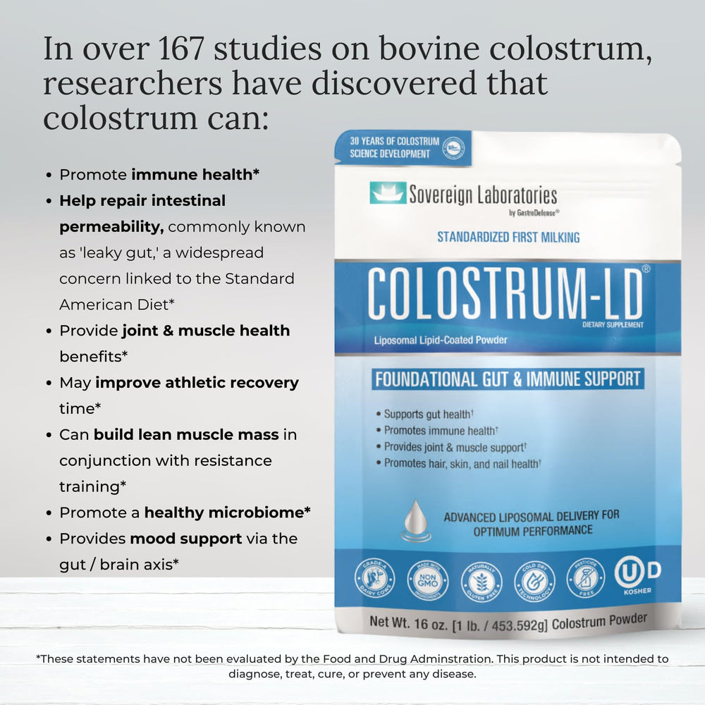 Close-up of key ingredients: immunoglobulins, lactoferrin, growth factors, PRPs