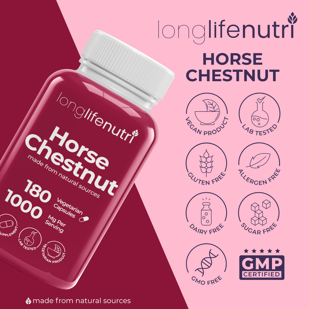 Soy-free and non-GMO horse chestnut supplement
