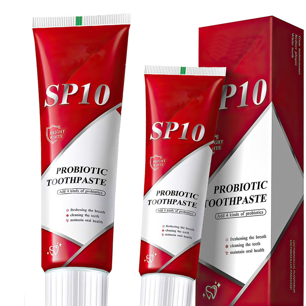 Brushing routine guidance: brush for 3 minutes twice daily with SP-10 toothpaste
