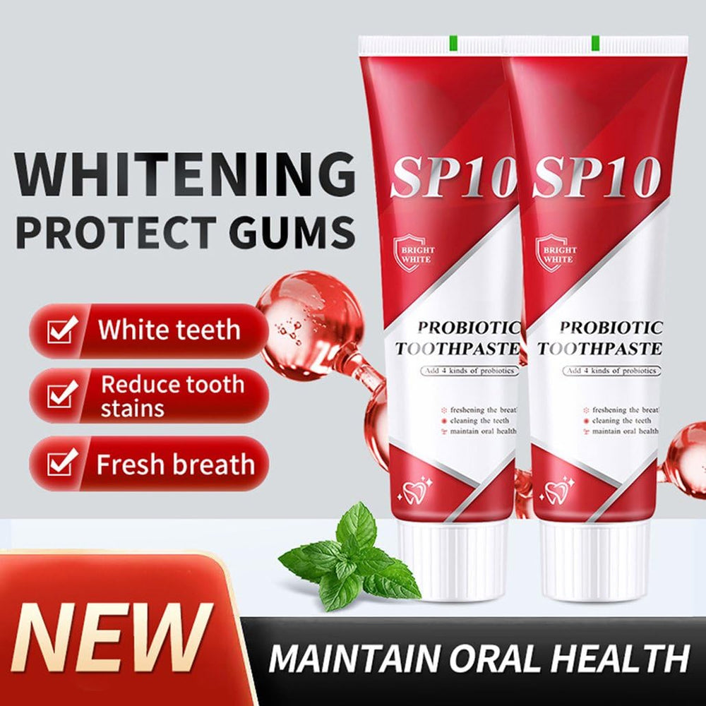 Natural ingredients illustration for SP10 toothpaste