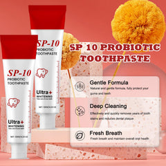  Ultra whitening SP-10 toothpaste close-up