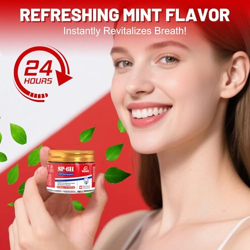 Recyclable glass jar packaging for SP-6 toothpaste tablets