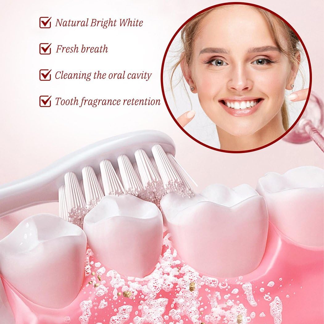 Six probiotics highlighted on the toothpaste packaging label