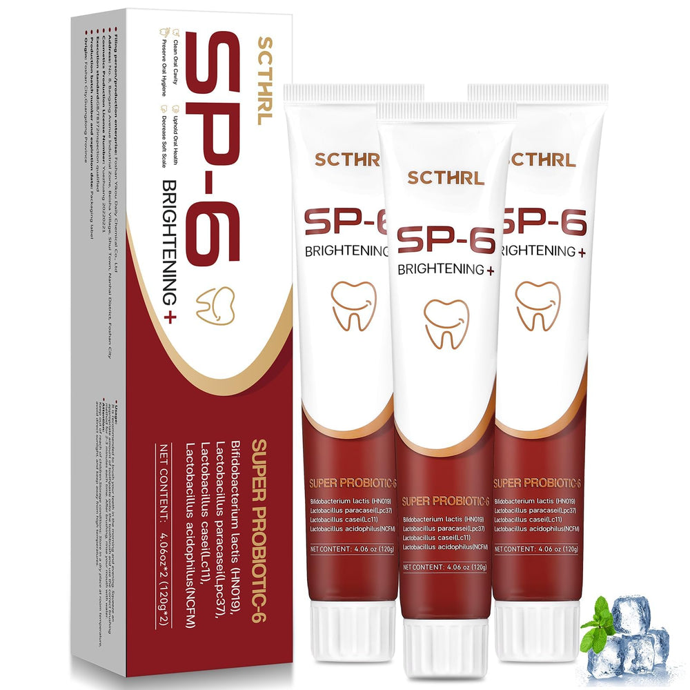 SP-6 Probiotic Whitening Toothpaste packaging front