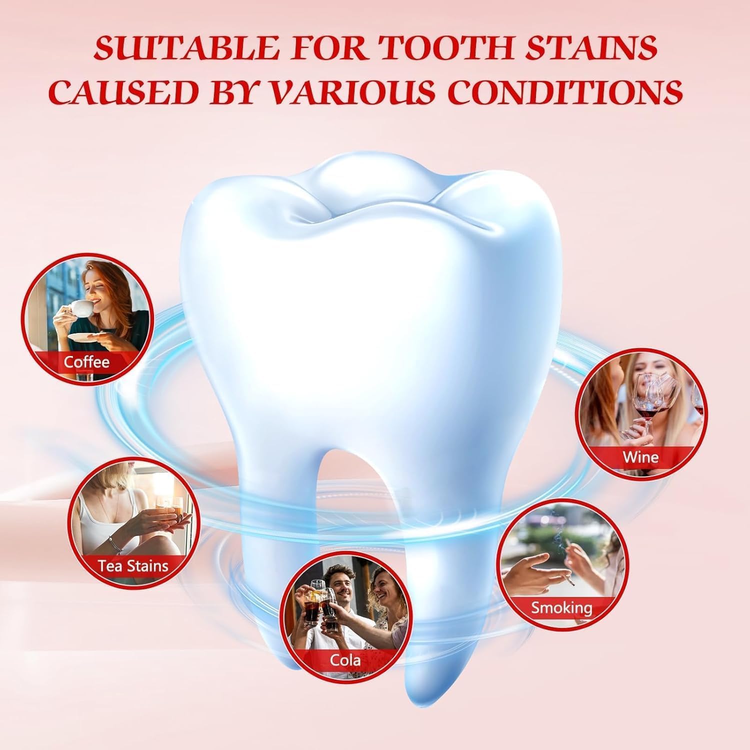 Gentle toothpaste for sensitive teeth concept