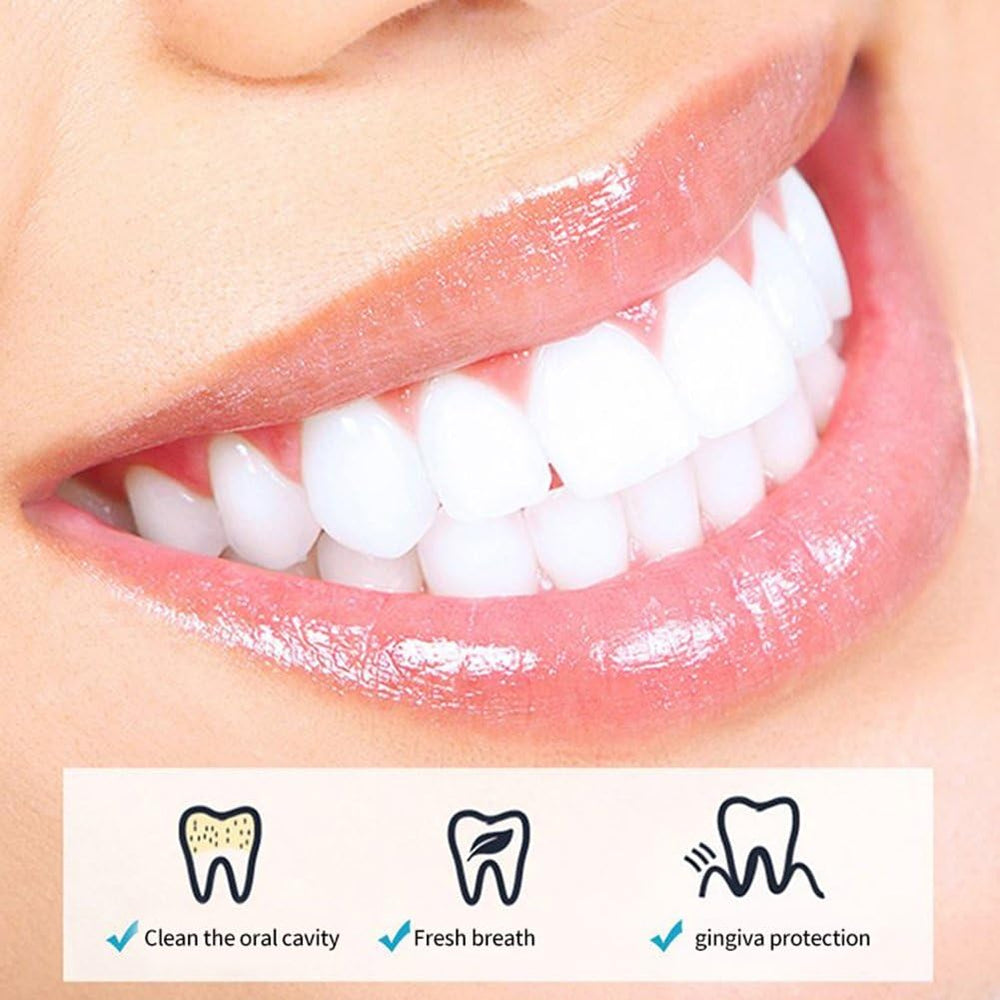Graphic showing six probiotics for oral care
