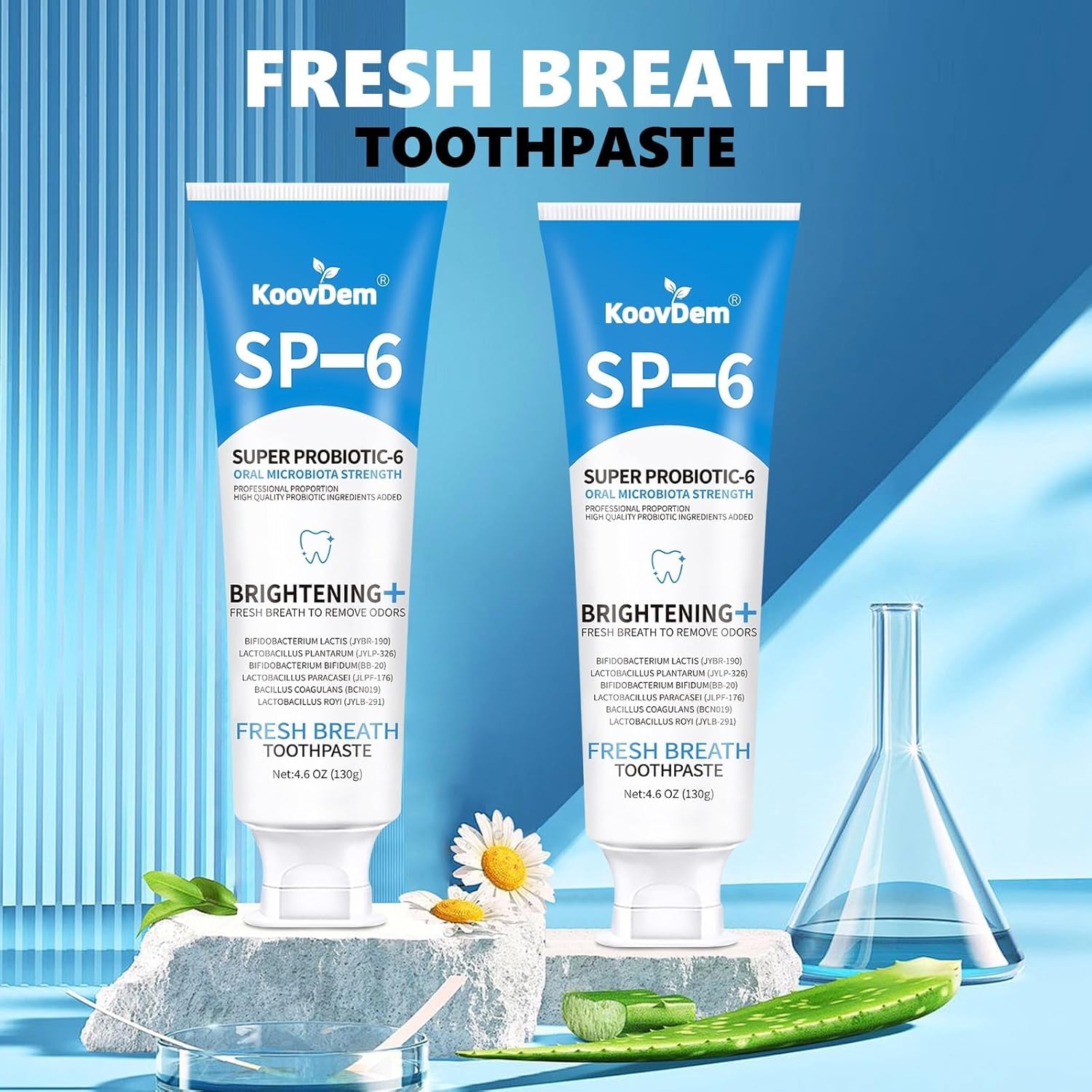 Foaming deep-clean action of toothpaste