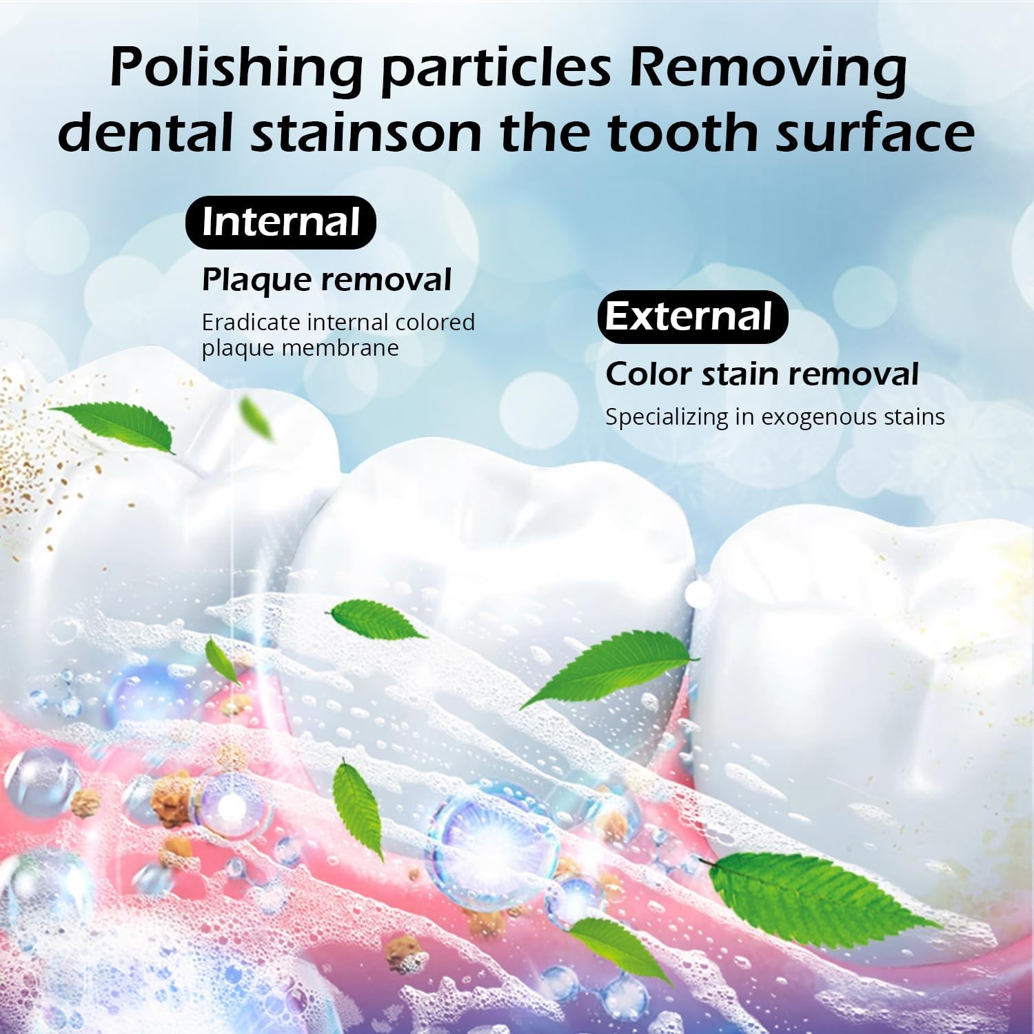 Close-up of SP-6 probiotics toothpaste