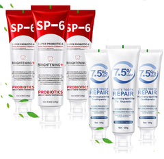 SP-6 Probiotics Whitening Toothpaste 6-pack packaging