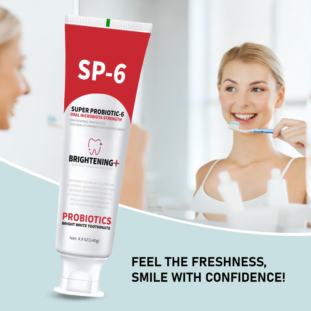 Fluoride-free toothpaste bottle with mint flavor