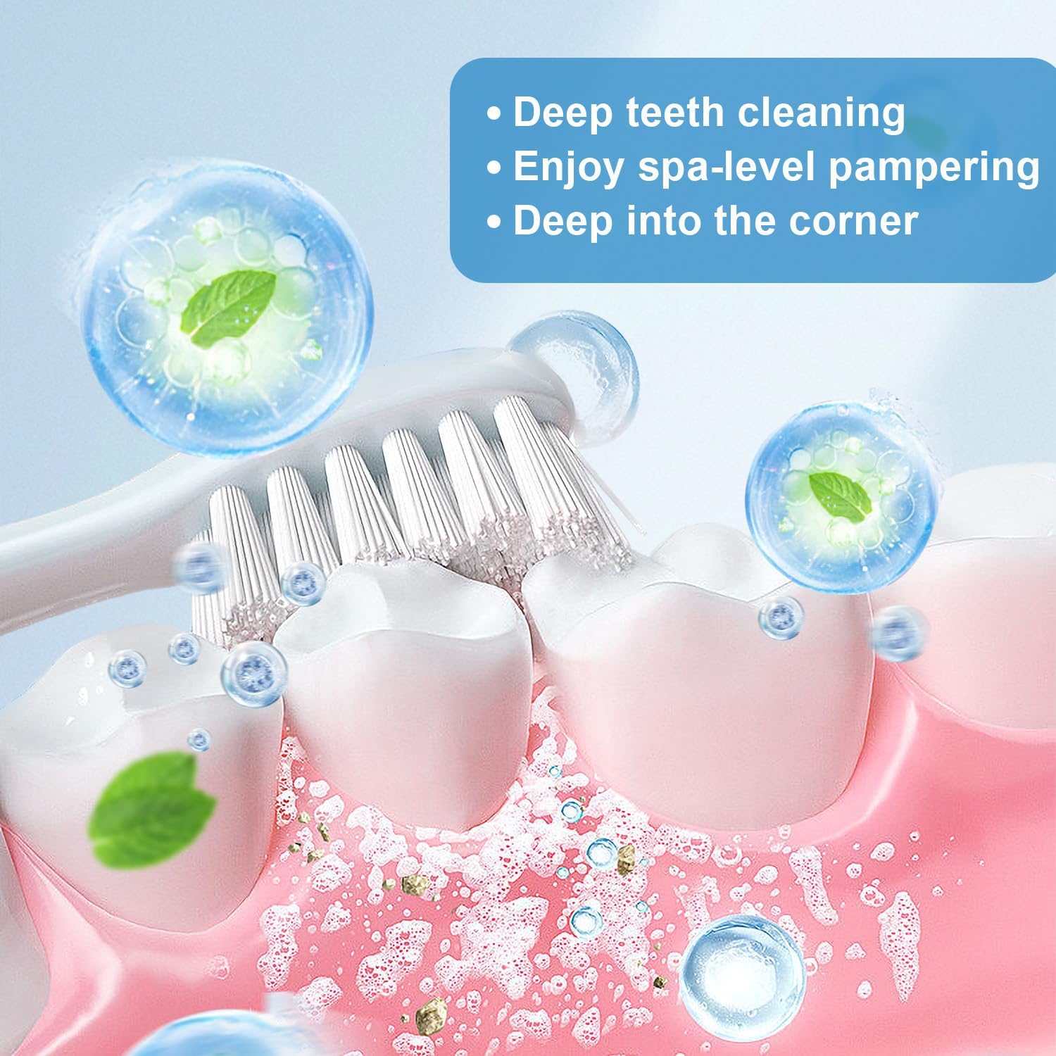 Whitening and refreshing effect of SP-8 toothpaste