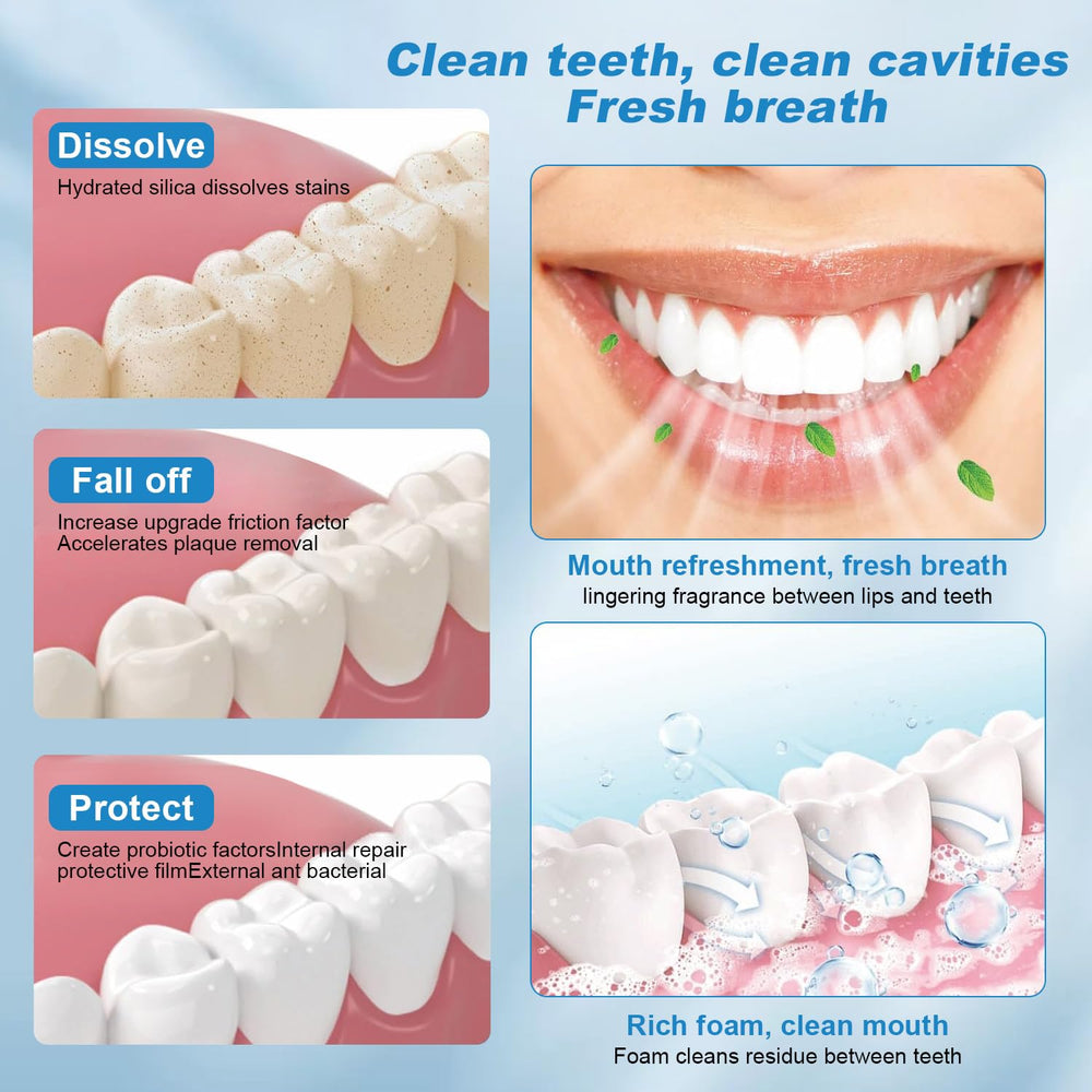 Concept image showing fresh breath and mint leaves