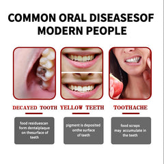 SP-8 toothpaste being used with brushing demonstration