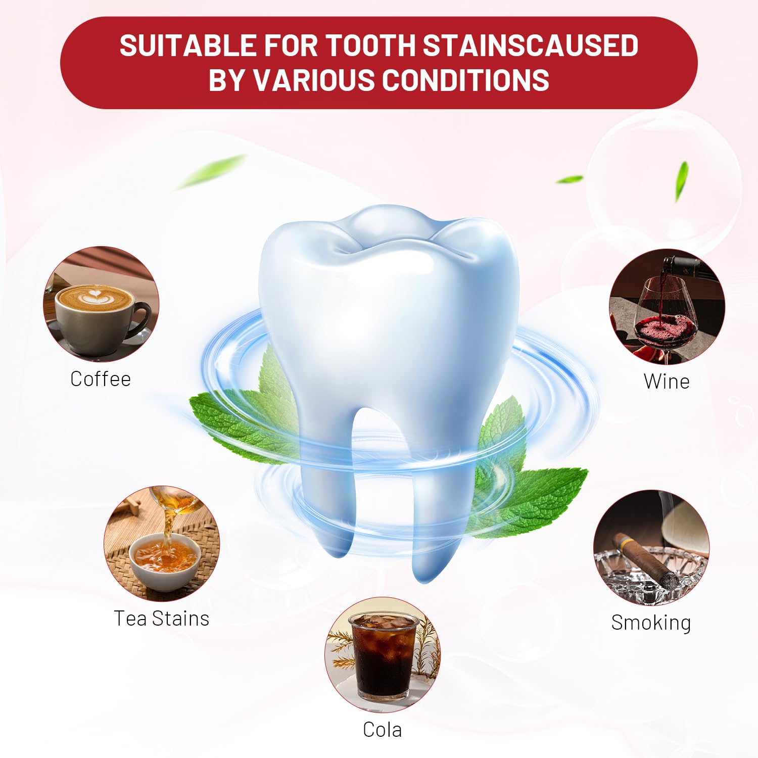 All-day fresh breath concept with toothpaste