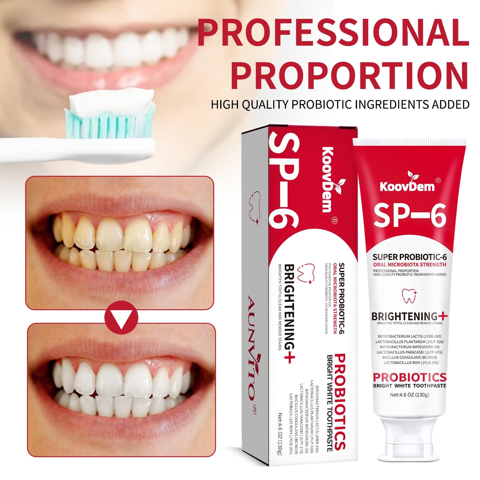 Toothpaste being dispensed with fresh breath concept
