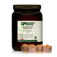 SP Complete chocolate 26 oz bottle front view