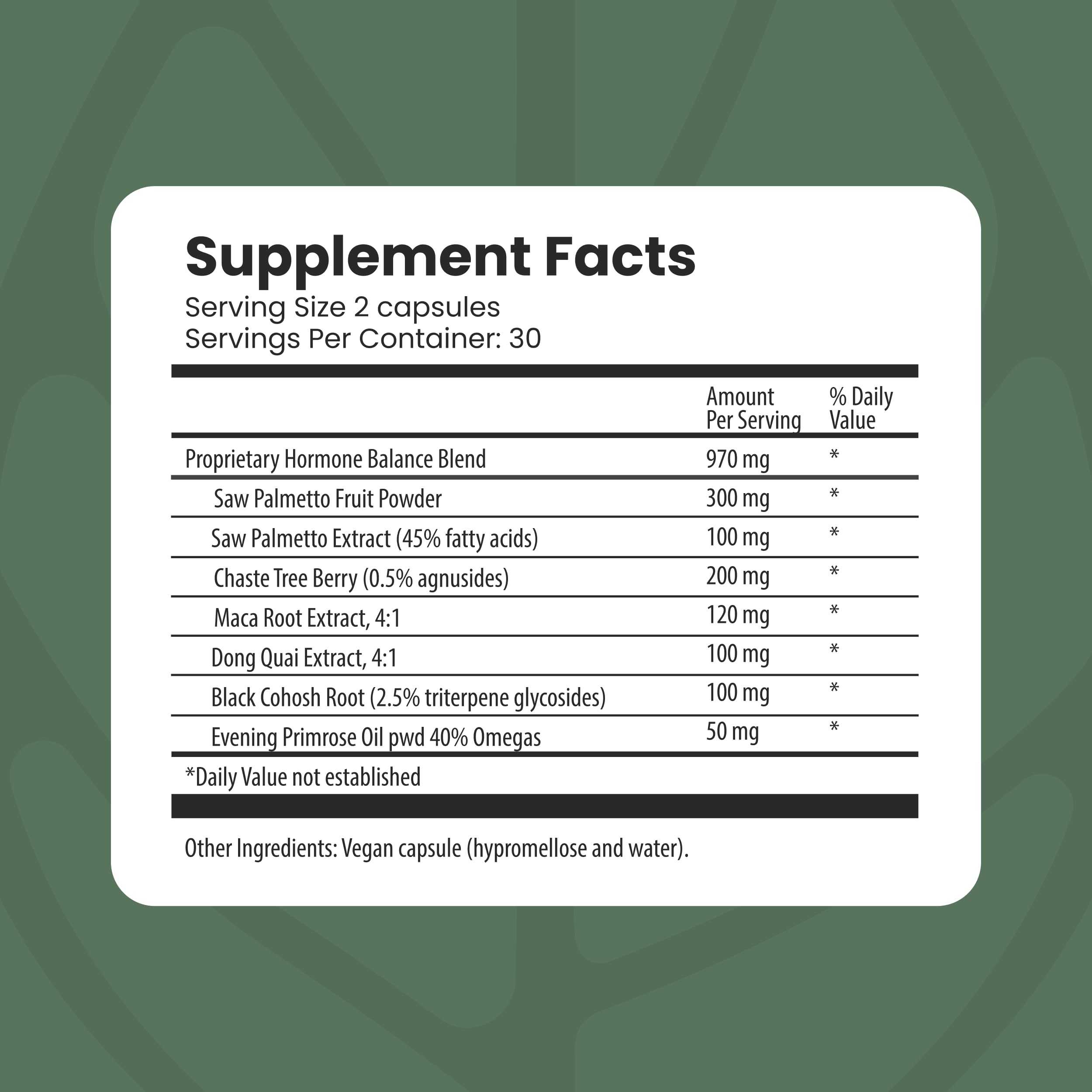 Front view of The Spa Dr. Hormone Balance packaging