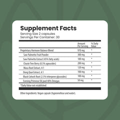 Front view of The Spa Dr. Hormone Balance packaging