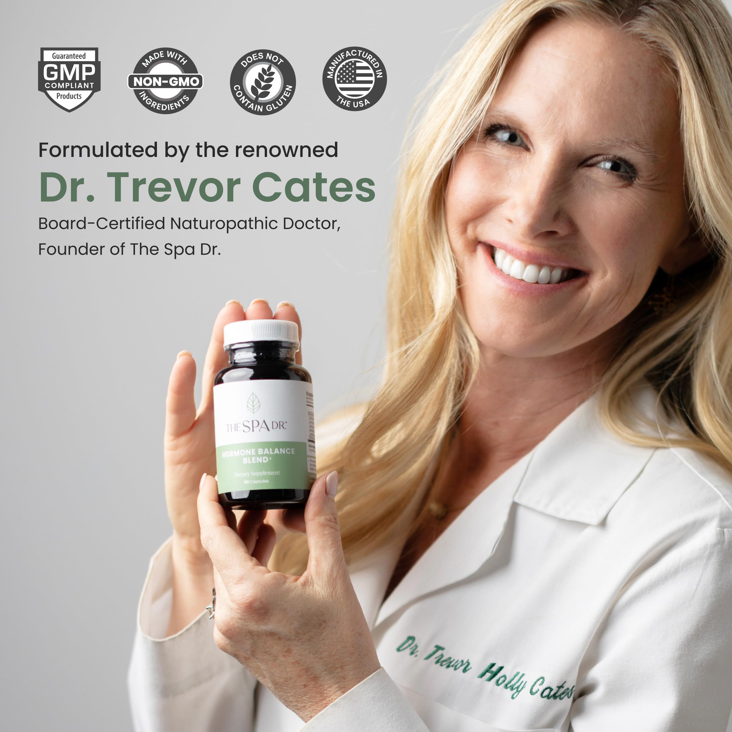 Wellness setup featuring The Spa Dr. Hormone Balance for Women
