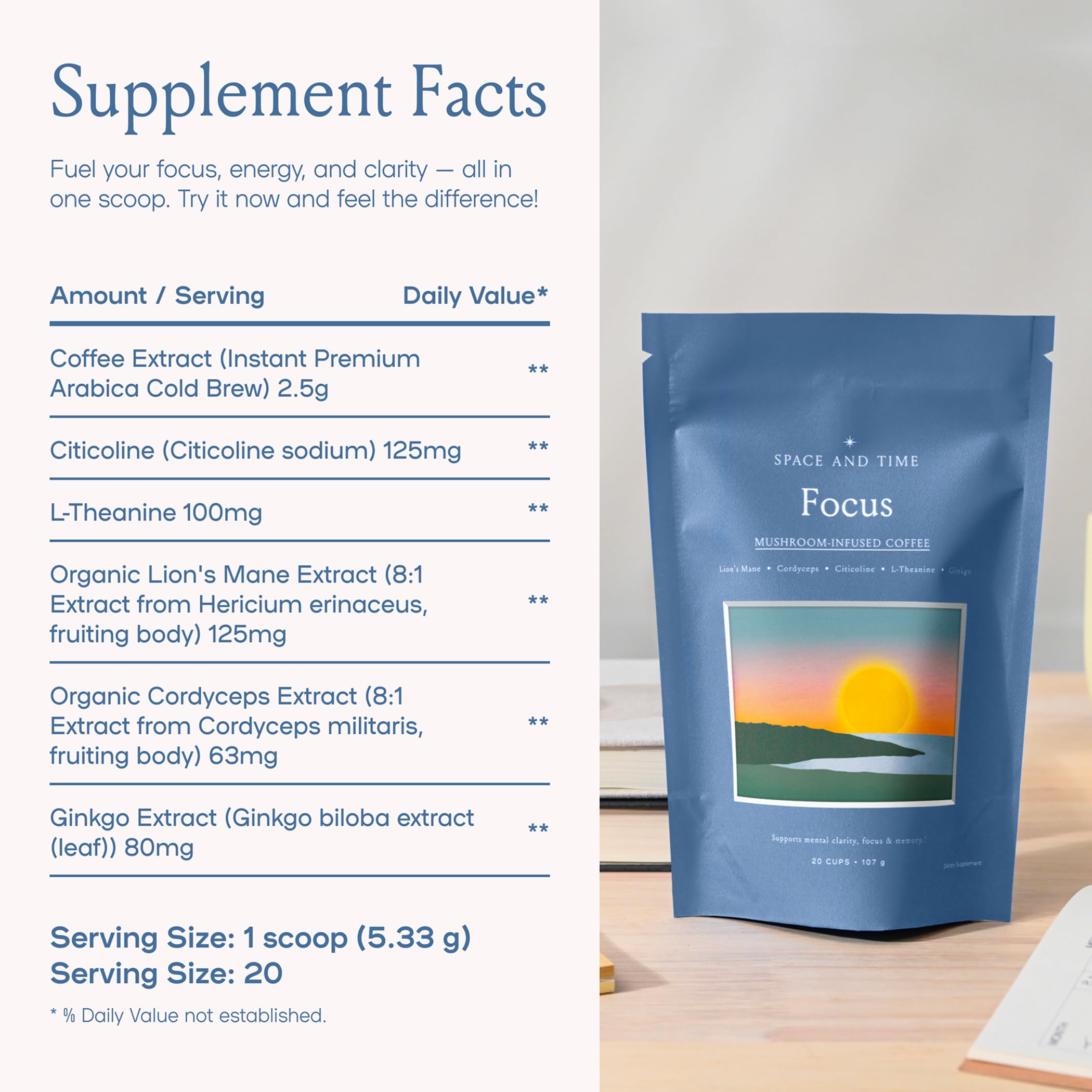 Packaging design of SPACE AND TIME Focus