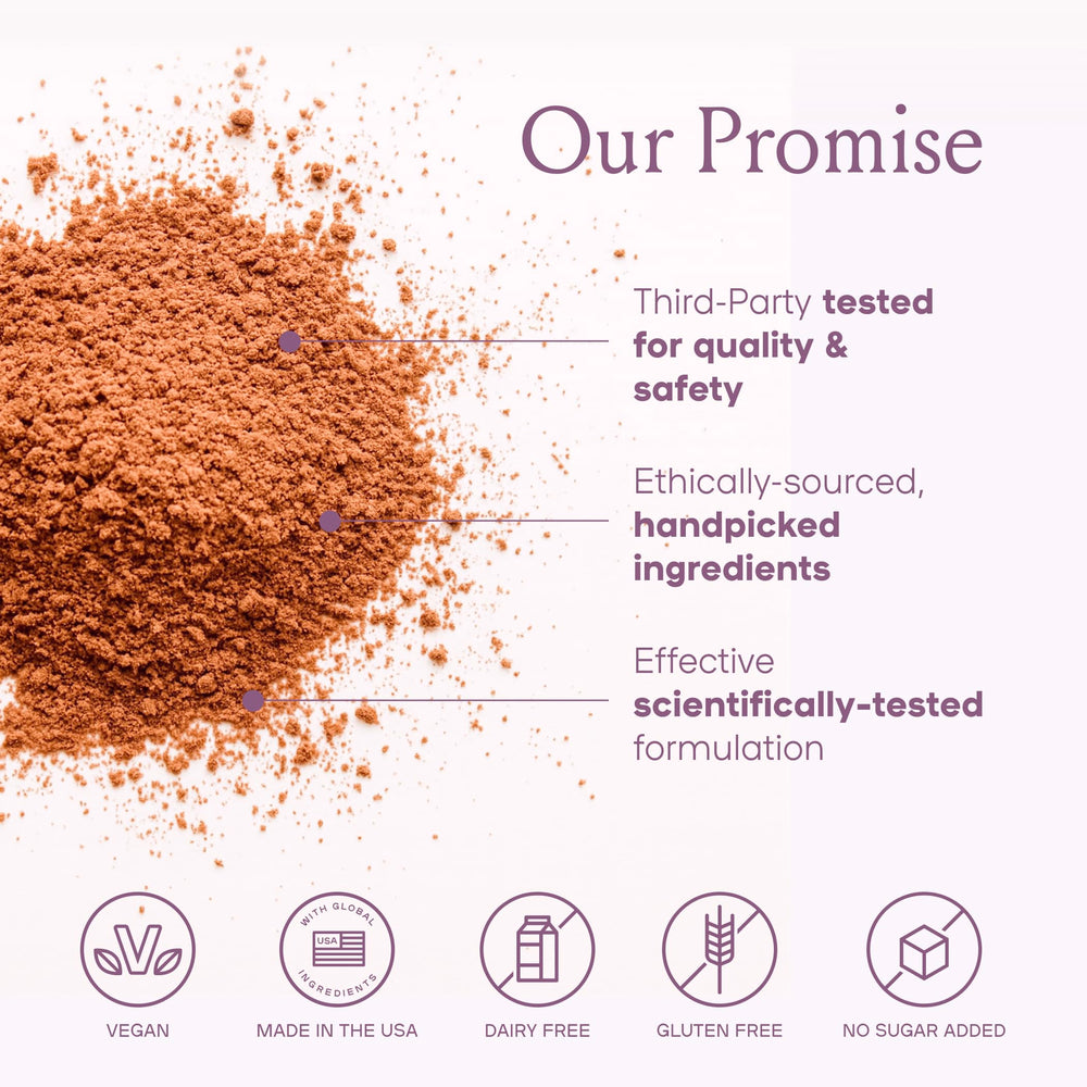 Magnesium and L-Theanine supplements beside chai ingredients