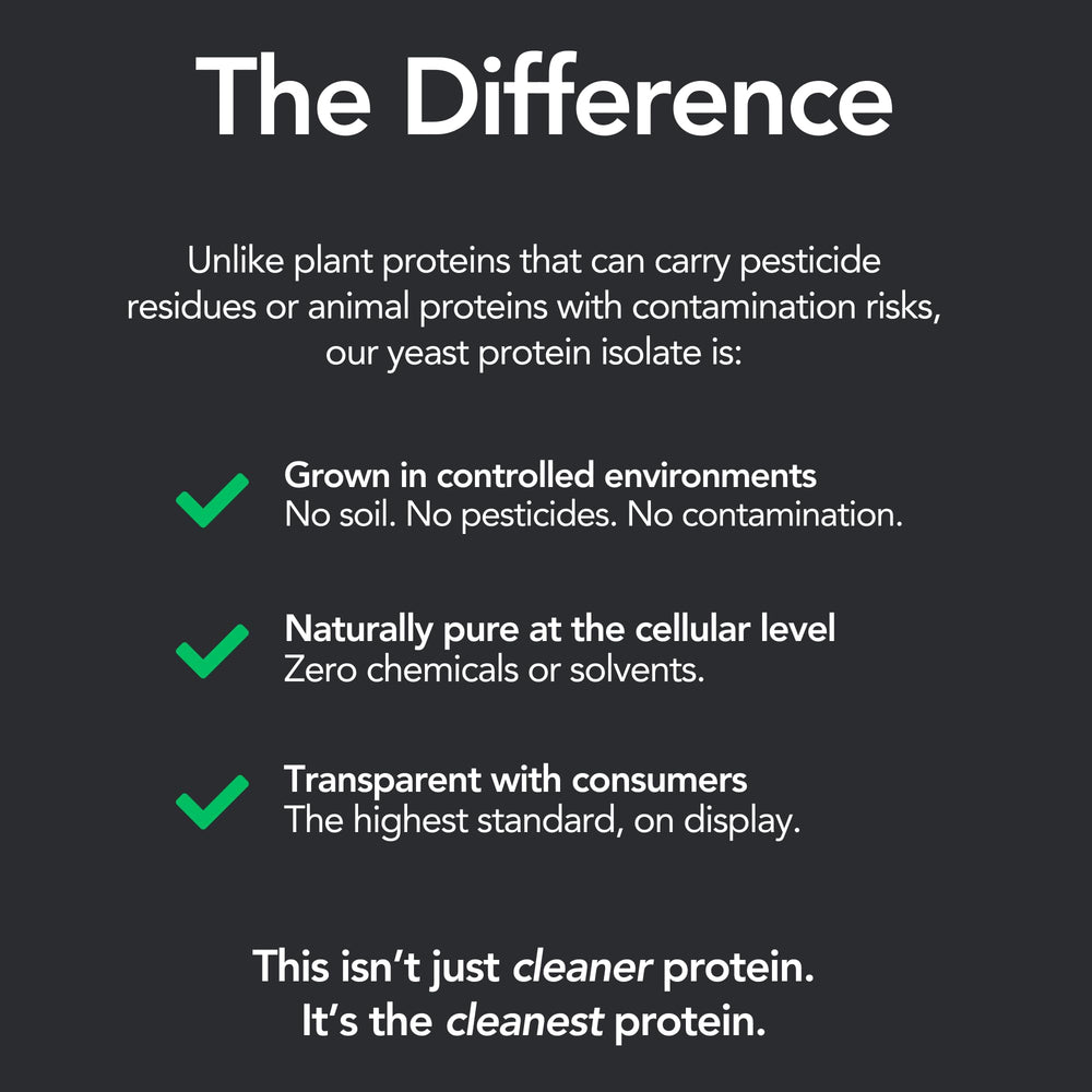 Spacemilk unflavored protein powder on baking setup for neutral protein boost.