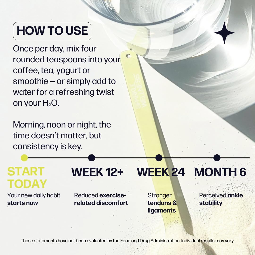 Prepared Acai Lemonade drink with collagen peptides