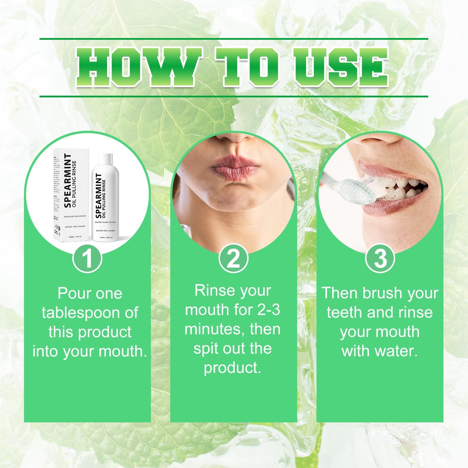 Measuring tablespoon of oil for use