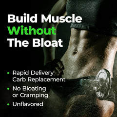 Species Nutrition Carbolyze powder dispense captures unflavored powder mix ideal for post-workout recovery.