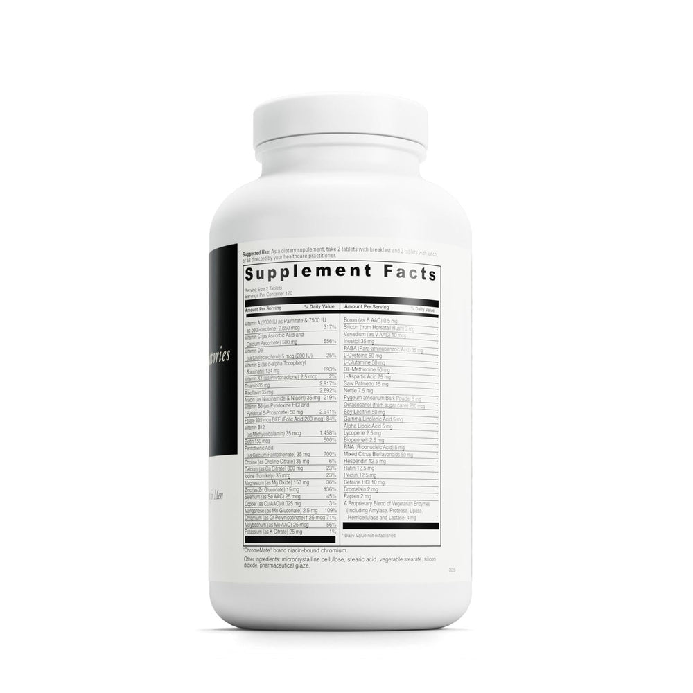 DAVINCI Labs Spectra Man bottle - back label