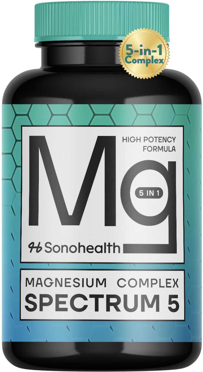 Spectrum 5 Magnesium bottle and label