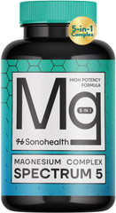 Spectrum 5 Magnesium bottle and label
