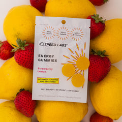 Close-up of Speed Labs Energy Gummies texture