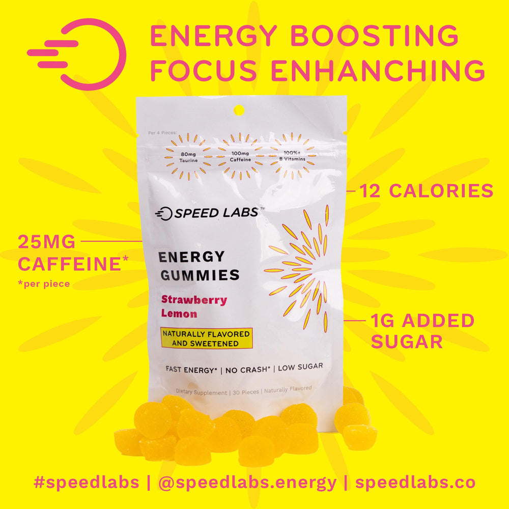 Graphic depicting microencapsulated caffeine technology in gummies