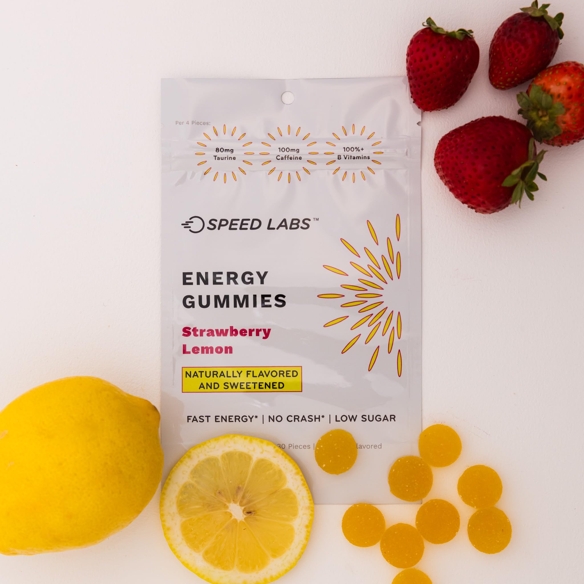 Back packaging view with ingredients and nutrition facts