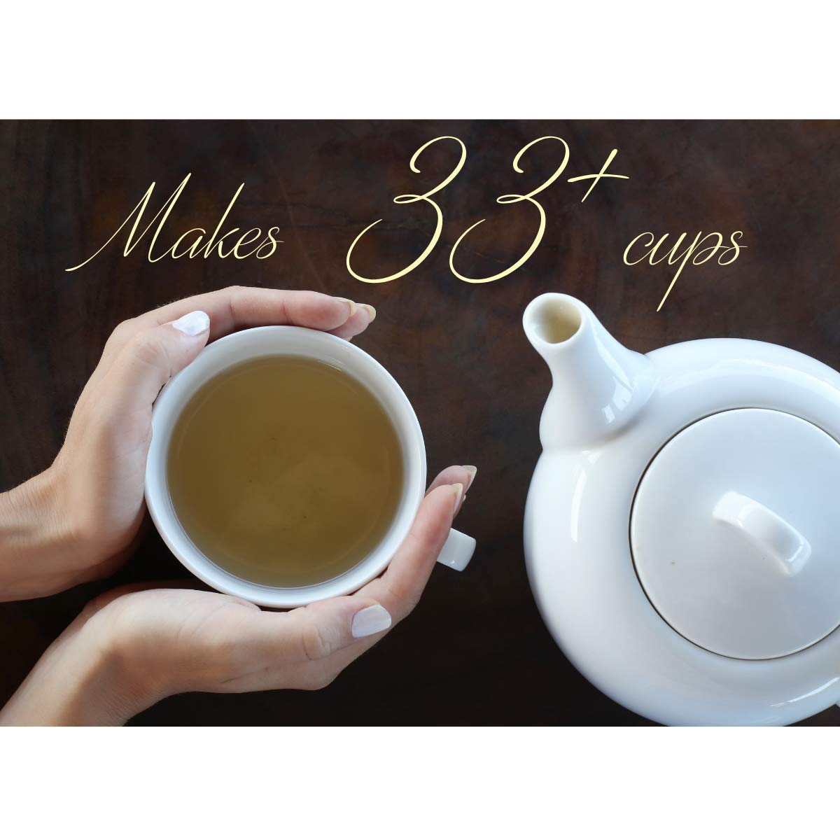 SpeedyVite amber tea in glass demonstrates ready-to-drink convenience after steeping.