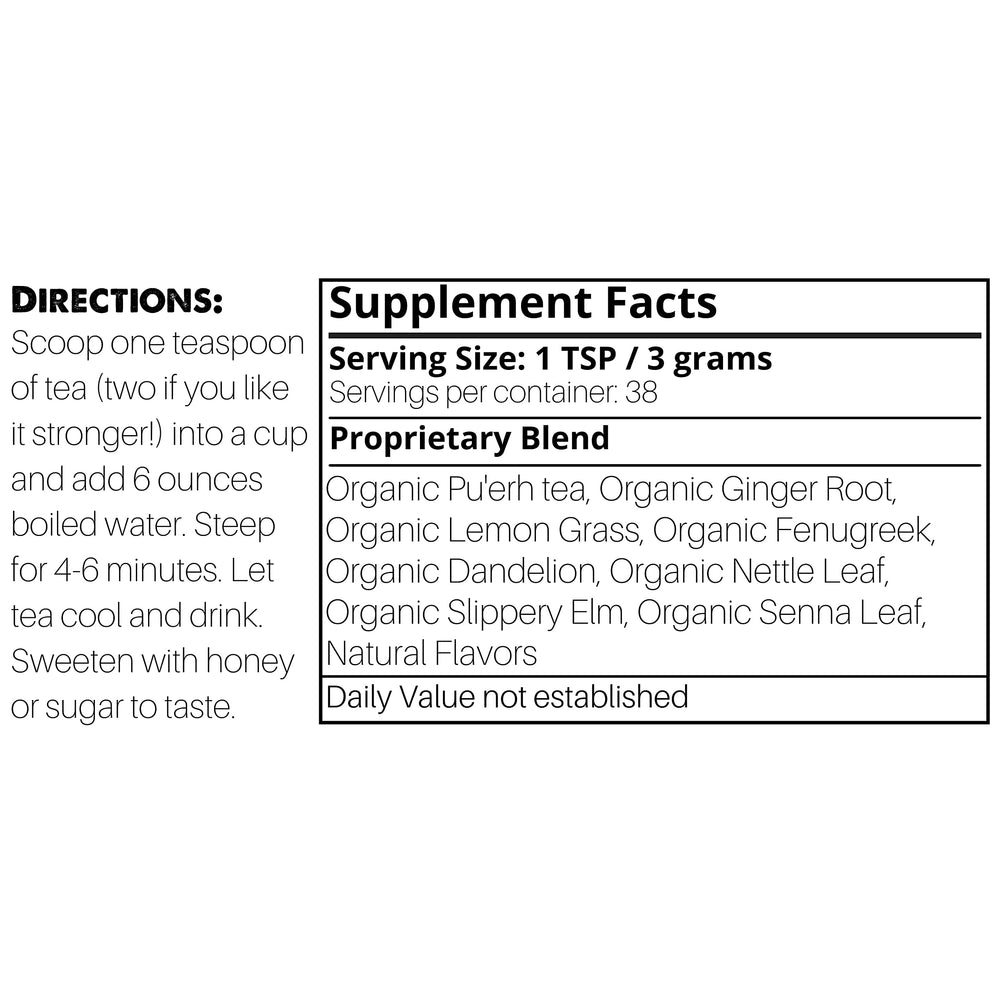 Hot cup of SpeedyVite Colon Detox Tea brewed with steam