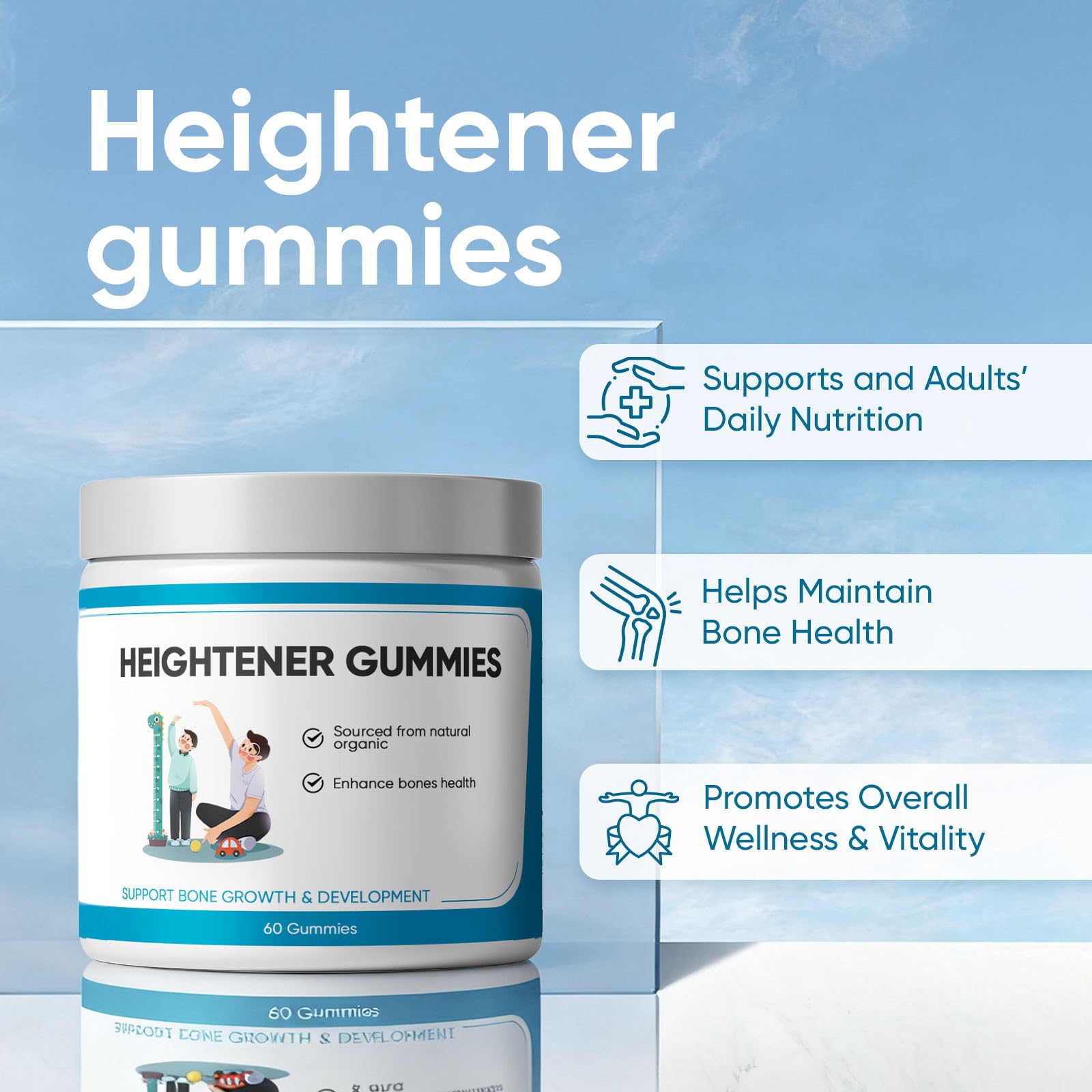 SPEORARY Heightener gummies with fruity taste for an enjoyable daily supplement routine
