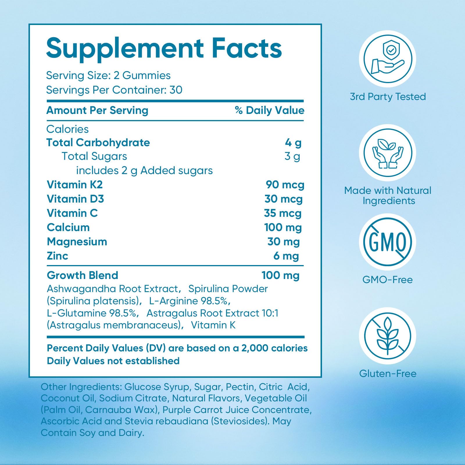 SPEORARY Heightener gummies with fruity taste for an enjoyable daily supplement routine