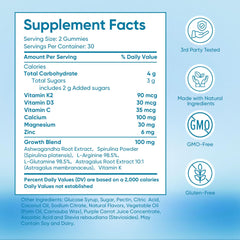 SPEORARY Heightener gummies pack front showing convenient daily nutrition