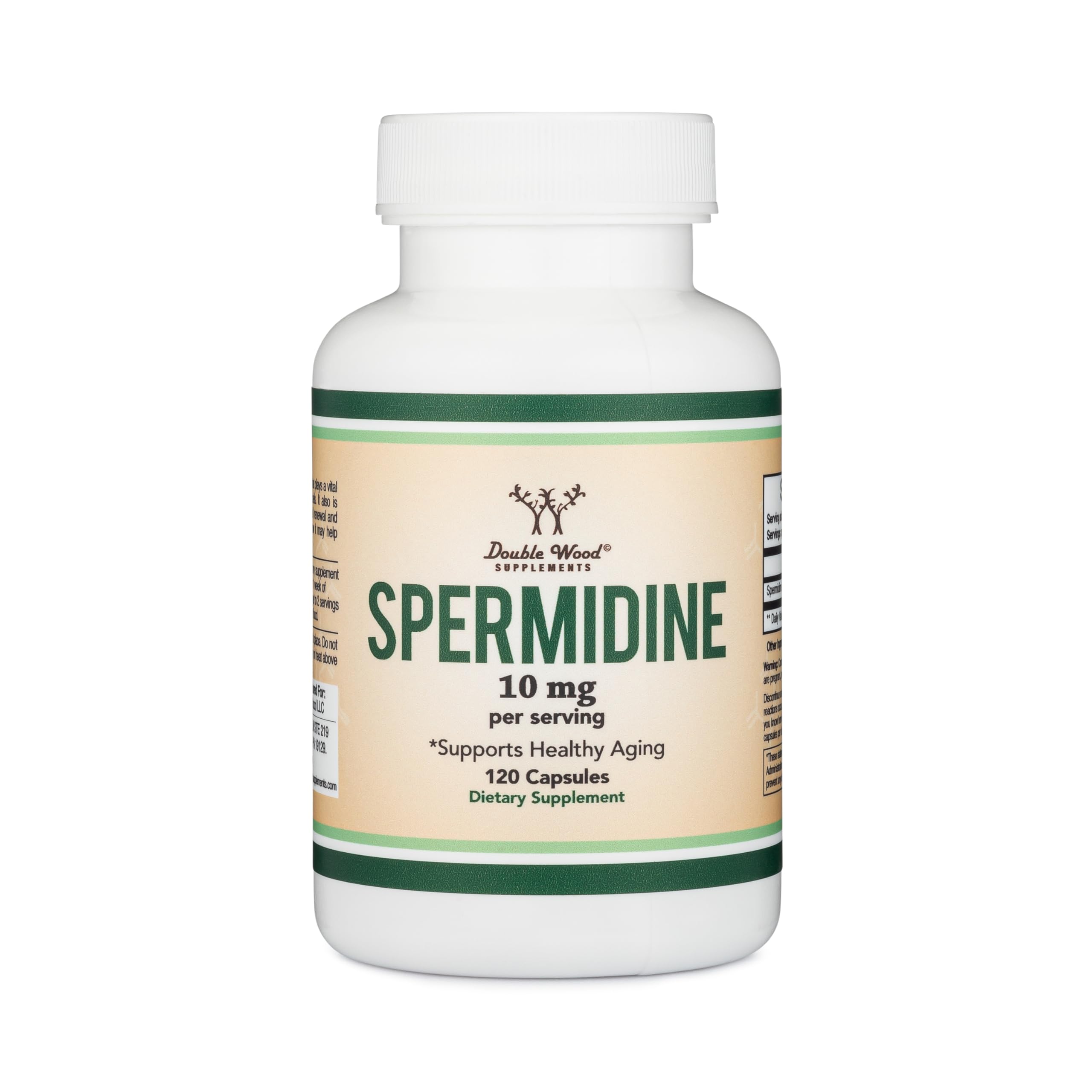Double Wood Spermidine product packaging and box