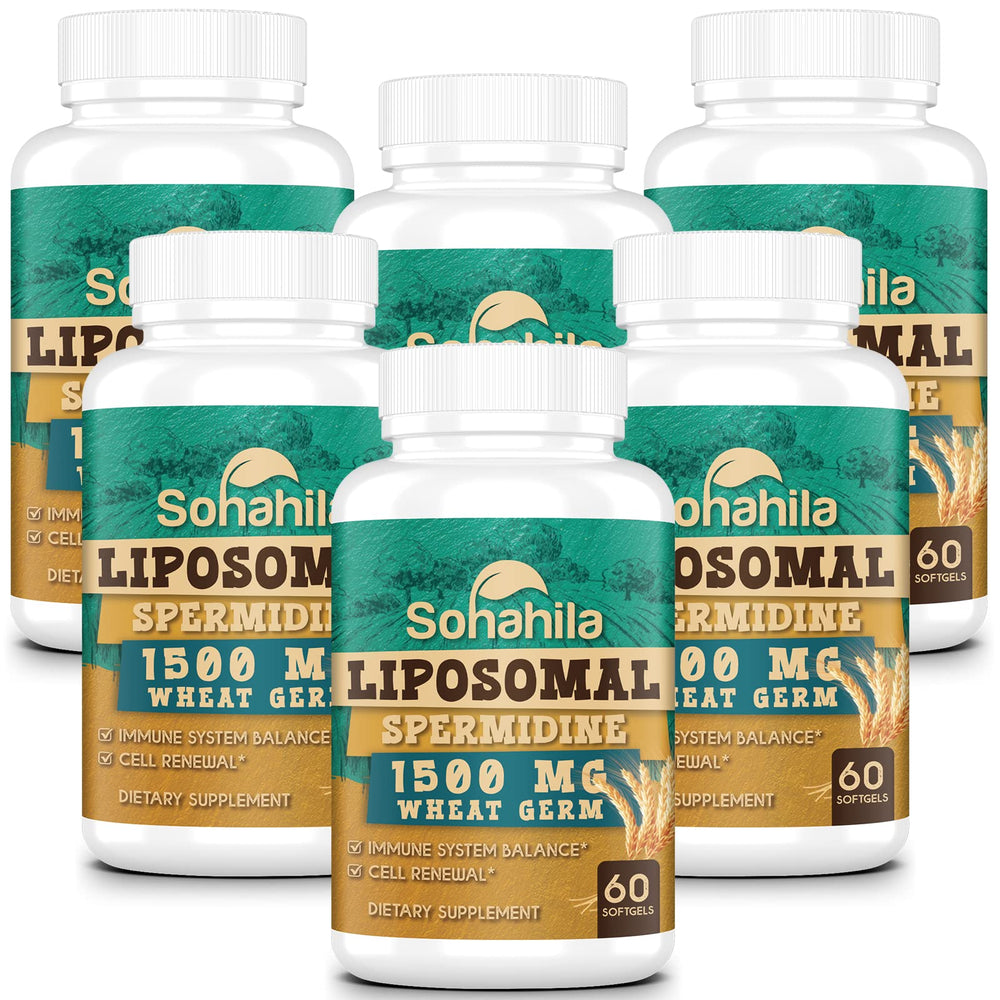 Spermidine supplement 15 mg with 99% purity and high absorption, 360 softgels