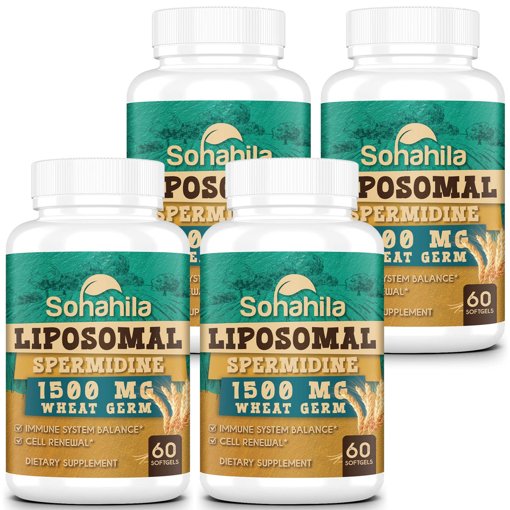 Spermidine supplement bottle showing 240 softgels