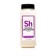 Spiceology Shiitake Mushroom Powder canister close-up