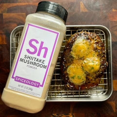 Bulk container of Shiitake Mushroom Powder for chefs