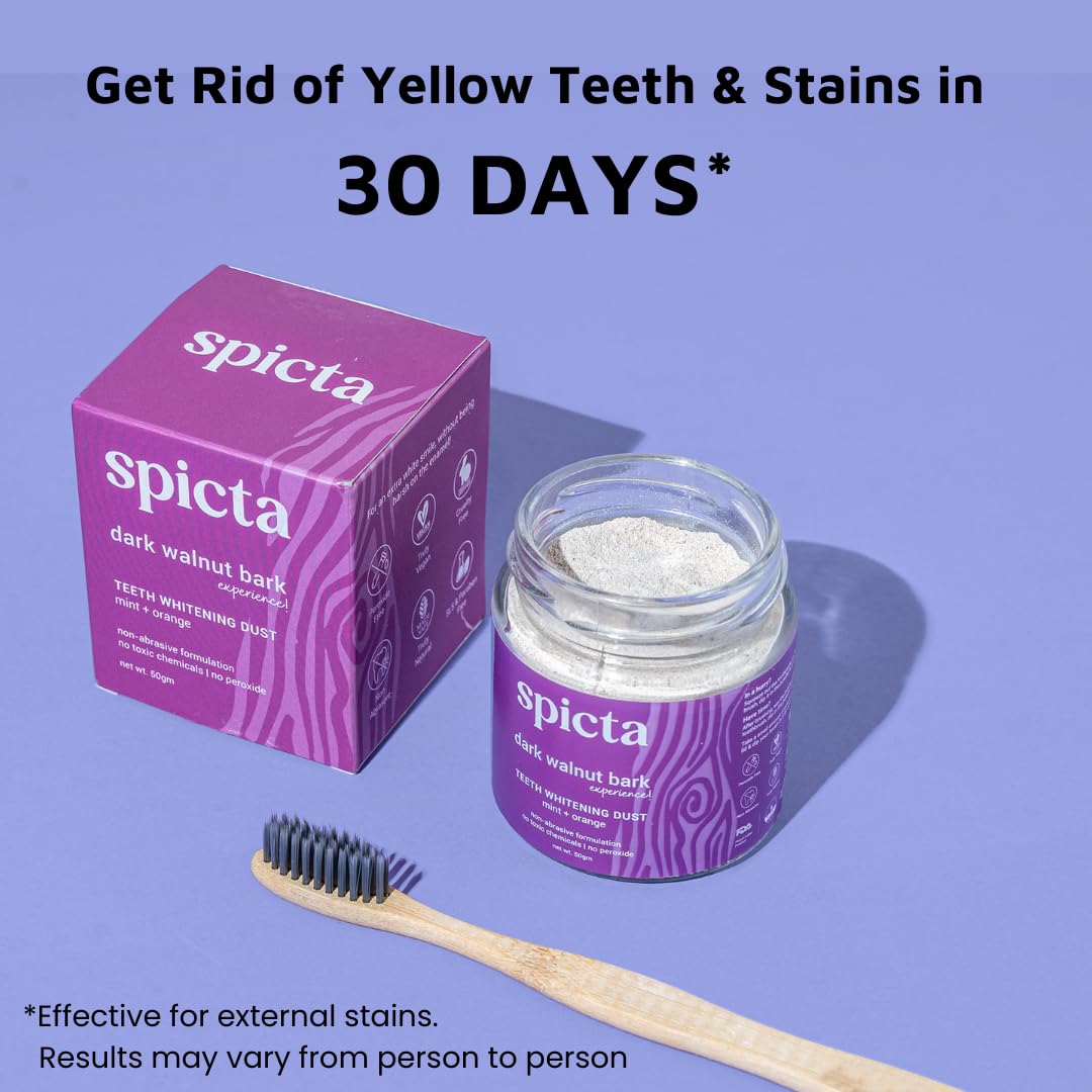 Side view of the Spicta whitening powder jar