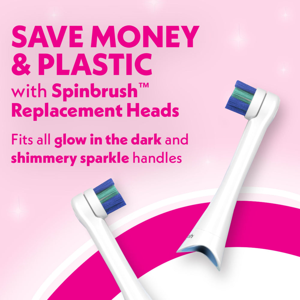 Replacement brush heads for Spinbrush Kids